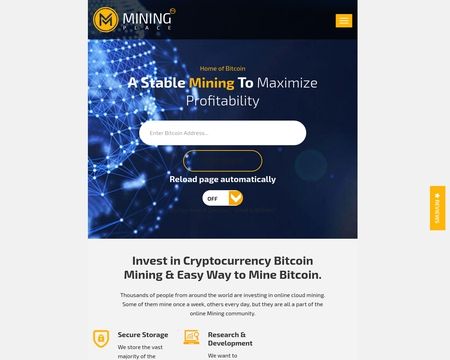 website thubmnail of M.miningplace.pro