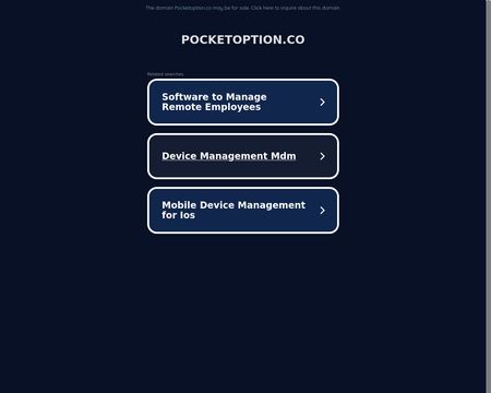 website thubmnail of M.pocketoption.co