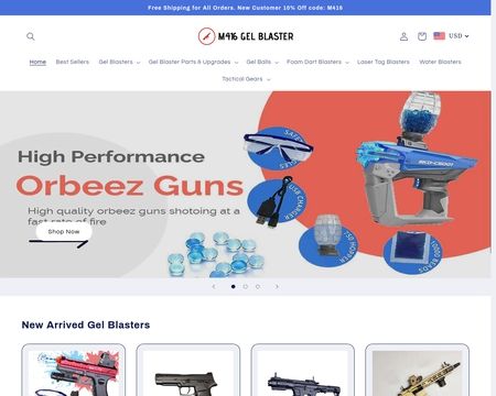website thubmnail of M416gelblaster