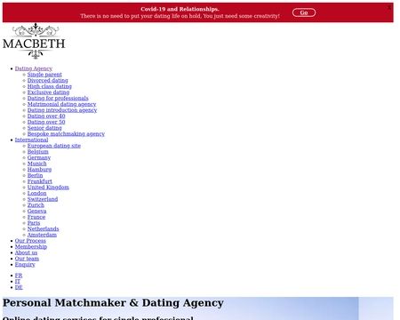 website thubmnail of Macbeth Matchmaking