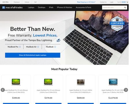 website thubmnail of Mac Of All Trades