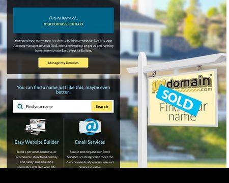 website thubmnail of macromass