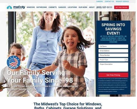 website thubmnail of Madcitywindows