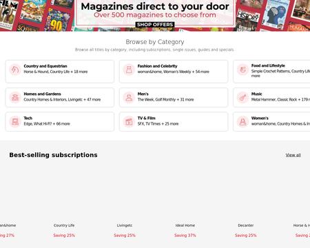 website thubmnail of Magazinesdirect