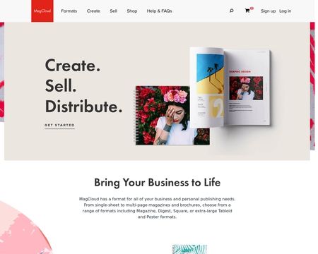 website thubmnail of MagCloud