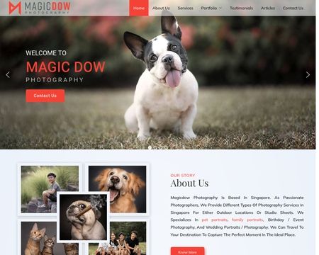 website thubmnail of Magicdow Photography