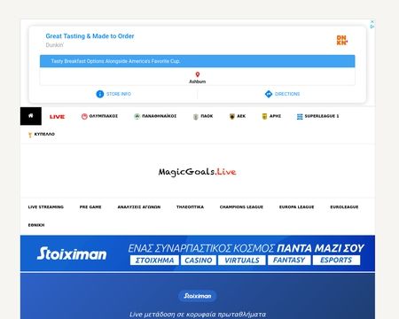 website thubmnail of Magicgoals.live