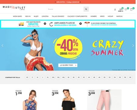 website thubmnail of Magic Outlet