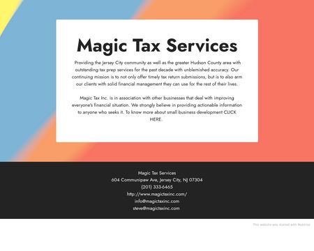 website thubmnail of MagicTaxInc