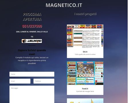 website thubmnail of MAGNETICO.IT