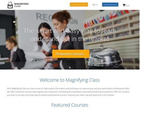 website thubmnail of Magnifying Class