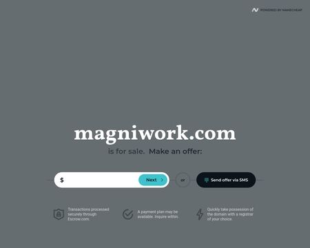 website thubmnail of Magniwork