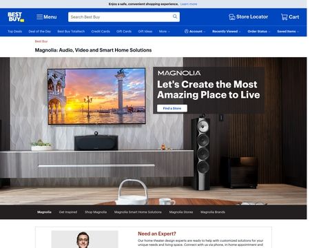 website thubmnail of Magnolia Audio & Video