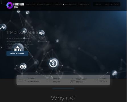 website thubmnail of Magnumtrade.io