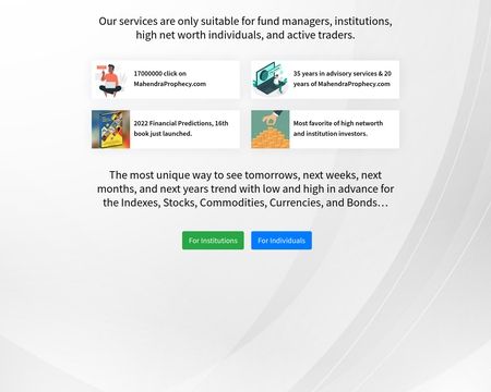 website thubmnail of MahendraProphecy