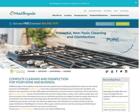 website thubmnail of Maidbrigade