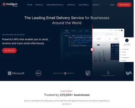 website thubmnail of Mailgun