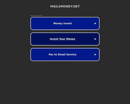 website thubmnail of Mailsmoney.net