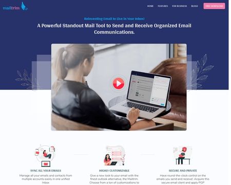 website thubmnail of Mailtrim