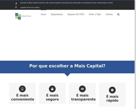 website thubmnail of Maiscapitalpromotora.com.br