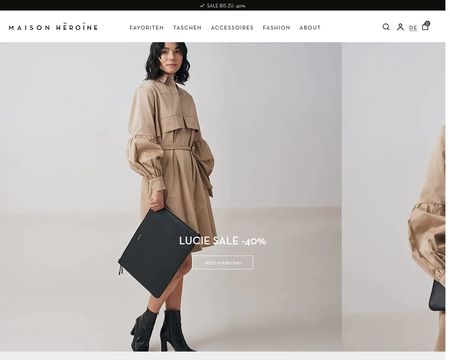 website thubmnail of Maison Heroine