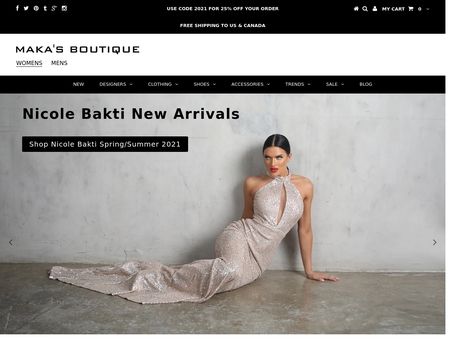 website thubmnail of MakasBoutique