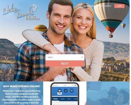 website thubmnail of Make Friends Online