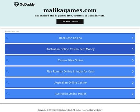 website thubmnail of MalikaGames