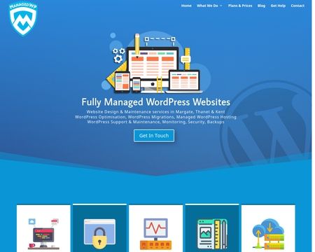 website thubmnail of Managed WordPress