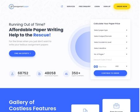 website thubmnail of Management Paper
