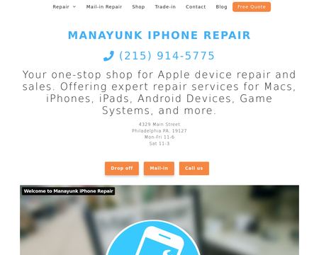 website thubmnail of ManayunkiPhoneRepair