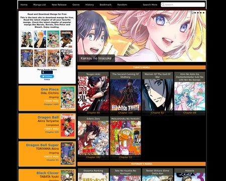 website thubmnail of Mangafreak