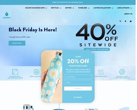 website thubmnail of Mannahydration