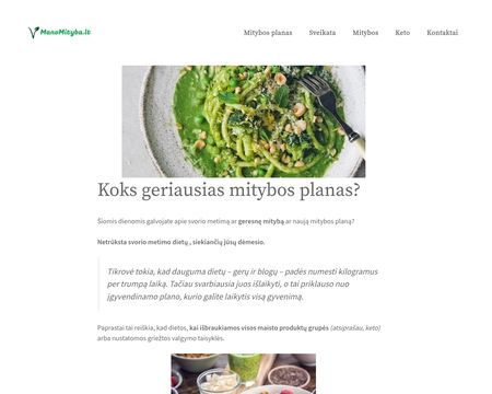 website thubmnail of Manomityba.lt