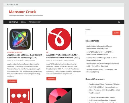 website thubmnail of Mansoorcrack