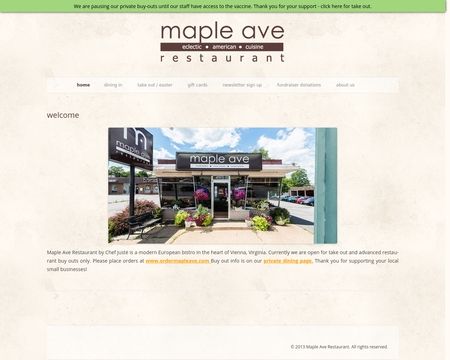 website thubmnail of Maple Ave Restaurant