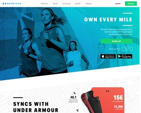 website thubmnail of MapMyRun