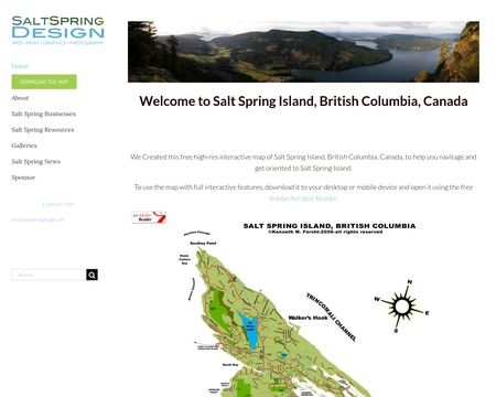 Map Of Salt Spring Island