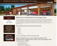 Thumbnail of Mariettaprogaragedoor.com