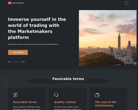 website thubmnail of Marketmakers.cc