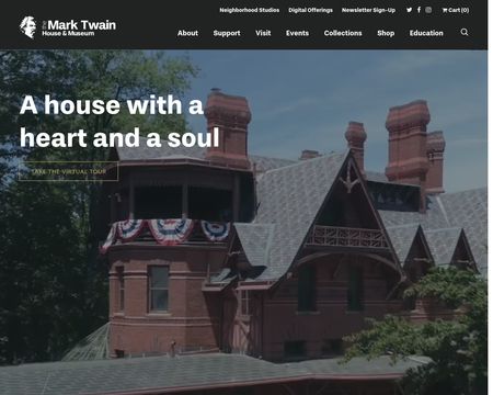 website thubmnail of Mark Twain House