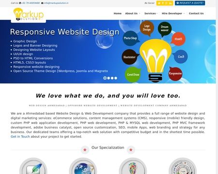 website thubmnail of Markup Solution