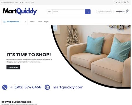 website thubmnail of Martquickly