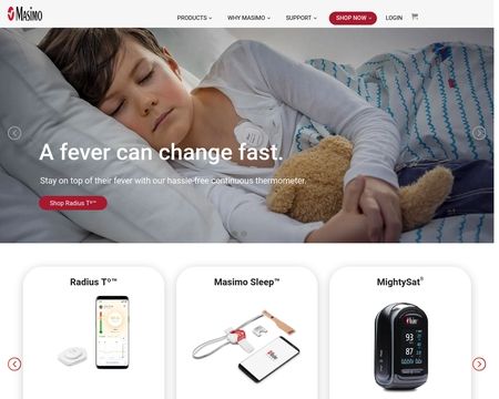 website thubmnail of Masimo Personal Health