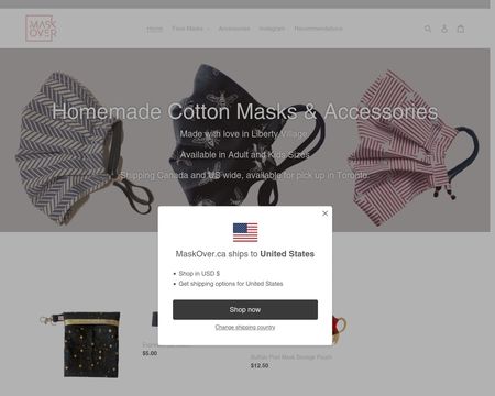 website thubmnail of MaskOver CA