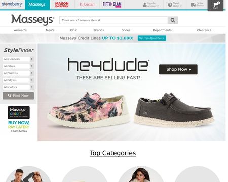website thubmnail of Masseys