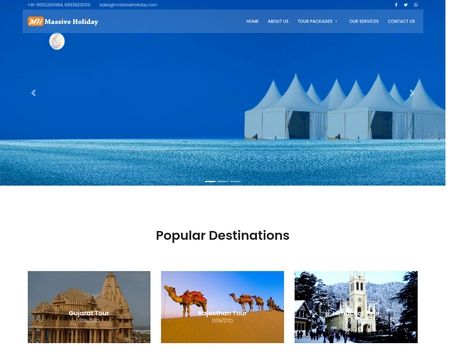 website thubmnail of Massive Holiday