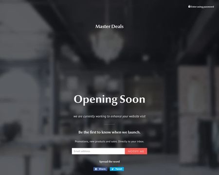 website thubmnail of Master Deals