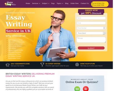 website thubmnail of Master Essay Writers UK