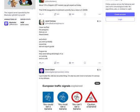 website thubmnail of Mastodon.social